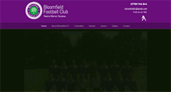 Desktop Screenshot of bloomfieldfc.com