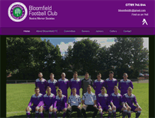 Tablet Screenshot of bloomfieldfc.com